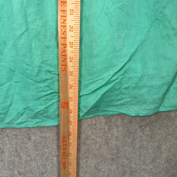 Kindred Turquoise Embroidered Floral Dragonflies Scoop Neck Blouse Top 2X - Picture 6 of 8